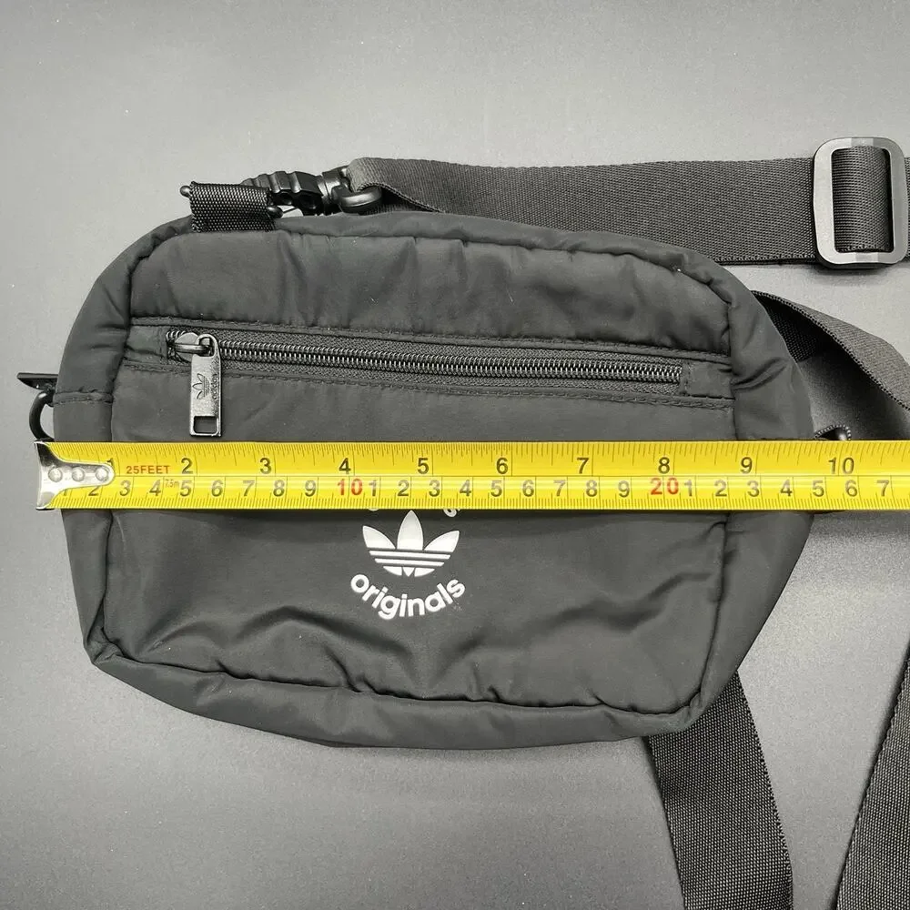 Adidas Originals crossbody pouch fanny bag black adjustable strap